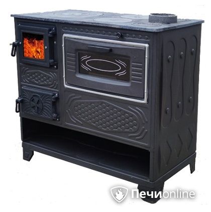 Отопительно-варочная печь МастерПечь ПВ-05С с духовым шкафом, 8.5 кВт в Ирбите